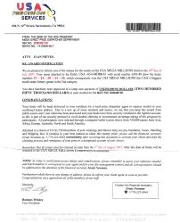 Scam letter